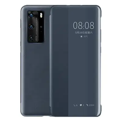 Smart Window Leather Case Huawei Pura 80 Mate70 Pro Black