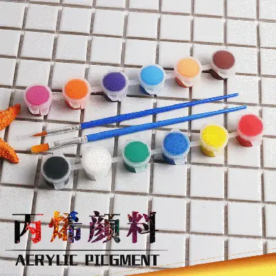 Children Acrylic Paint Set with Brushes
