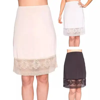 Women Cross-Border Lace Skirts White Black