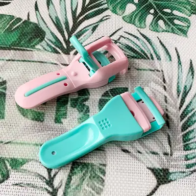 Mini Portable Marion Eyelash Curler Pink & Teal