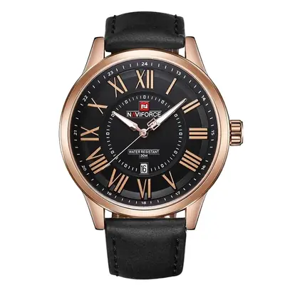 Curren Green Leather Belt Quartz Watch for Men