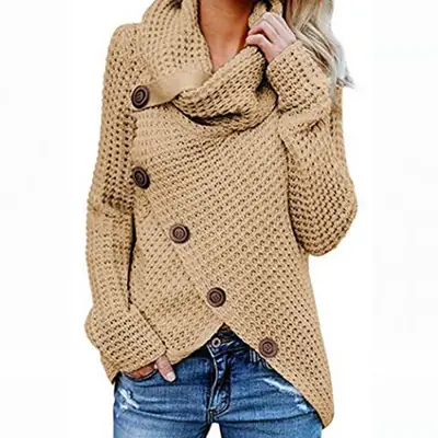 2026 Long-Sleeved Knit Pullover Sweater Women Green