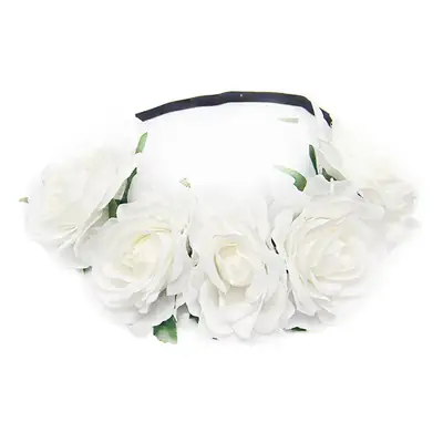 Red Rose Headband for Bridal Party Wear