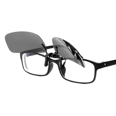 Clip Sunglasses Myopia Driving Driver Night Vision Polarized