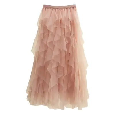 Multi-Layered Puffy Skirt for Women Autumn Winter 2025