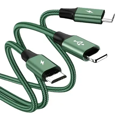 3-in-1 USB Type-C Cable for Apple/Android Phones