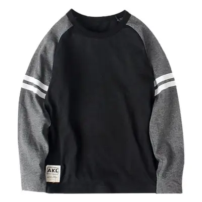 2026 Boys Long Sleeve T-Shirt Set Korean Style Red White Gray