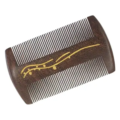 Wooden Beard Comb with Fine Teeth for Men