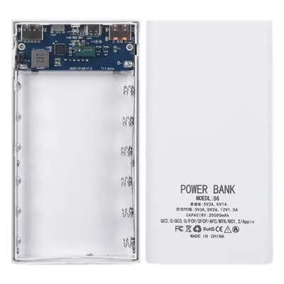 DIY 6-Cell Power Bank Kit Blue Welding-Free
