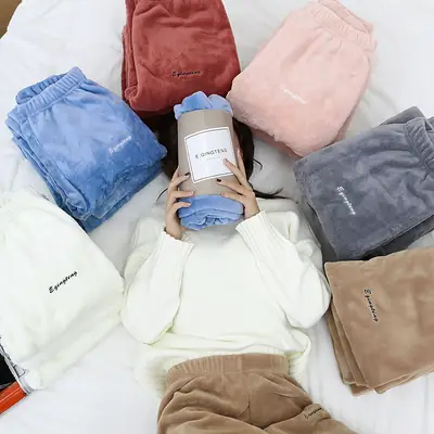 Fairy Pants Autumn Winter Warm Loose Pants Women
