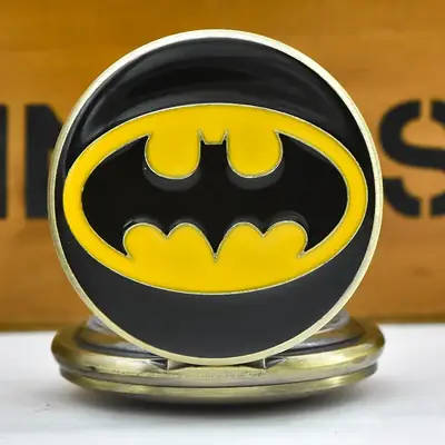 Batman Drop Gel Pocket Watch with Chain