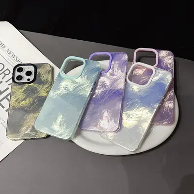 Fashion iPhone 16 Pro Max Case with Glitter Finish