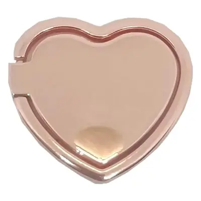 Heart Shaped Metal Mobile Phone Bracket 360 Rotating Anti-Fall Rack