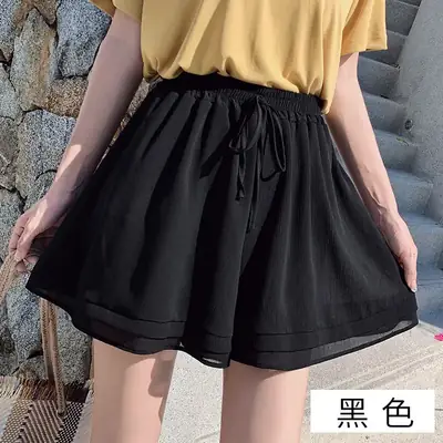 Chiffon Drawstring Shorts Large Fat mm200 Jin
