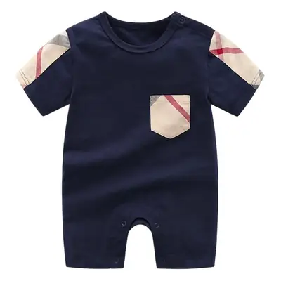 Baby Cotton Short Sleeve Shorts Suit White 3 Months