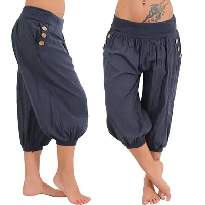 2018 Summer Aladdin Casual Pants Plus Size Fat Pants