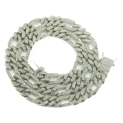 Gold Diamond Chain Necklace for Men European American Hip Hop Style