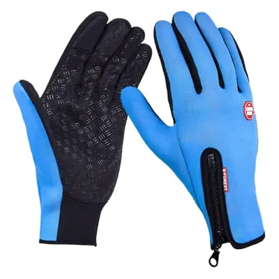 Fleece Touch Screen Cycling Gloves Black