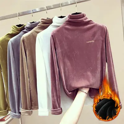Women Fleece Lined Double-Sided Sweater Winter Top