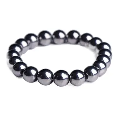 Jingyao Natural Terahertz Stone Bracelet 4-16mm Cross-Border
