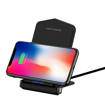 15W Wireless Fast Charging Stand for Apple & Huawei Phones