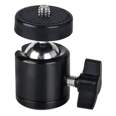 1/4 Joint Dual Ball Head Tripod Camera Mount