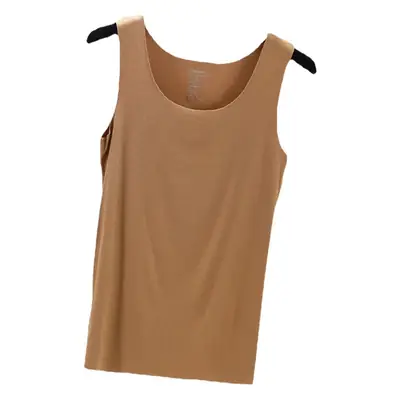 Women's Red Camisole Vest Large Seamless Sleeveless