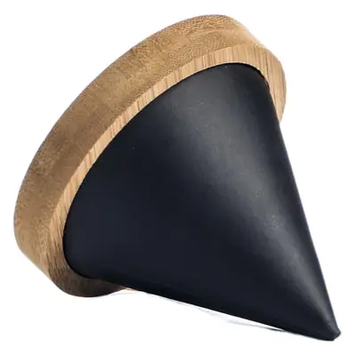 Conical Bamboo Jewelry Display Stand Black White