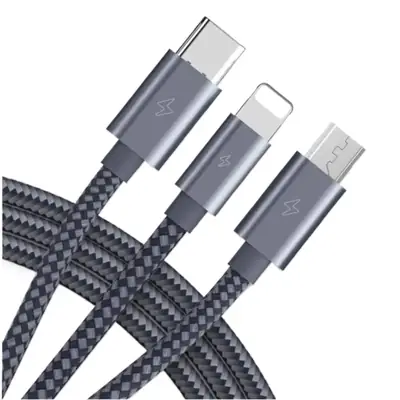 Universal 3.5A Charging Cable for Apple & Android