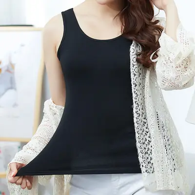 Women's Camisole Vest Solid Color Slim Fit Modal