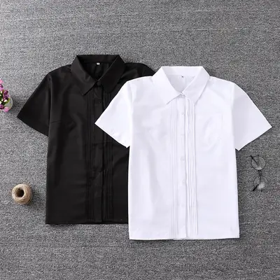 Men White Organ Pleat Shirt 2022
