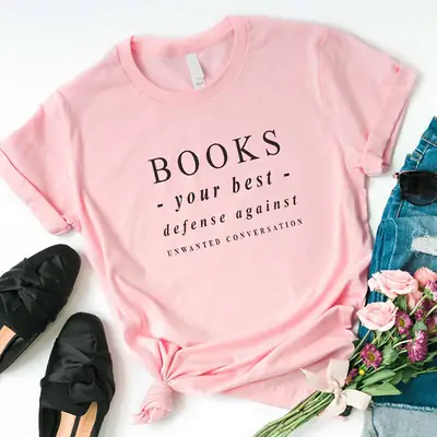 Gray T-Shirt Books Your Best Defense Against Expanding Entitlements