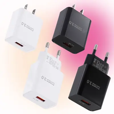 3A QC3.0 USB Charger for Mobile & Tablet
