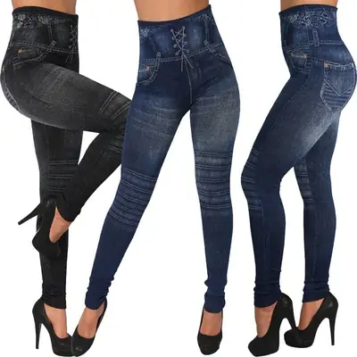 089 European and American Wish Explosions Leg-Wrapping Pants
