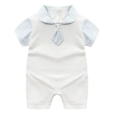 Baby Cotton Shorts Set Navy Blue 0-12 Months