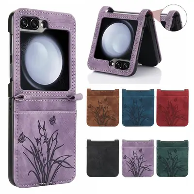 Samsung Z Flip7 Butterfly Foldable Screen Case Red