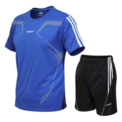 Men Cross Fit Neon Shorts Set Black Yellow
