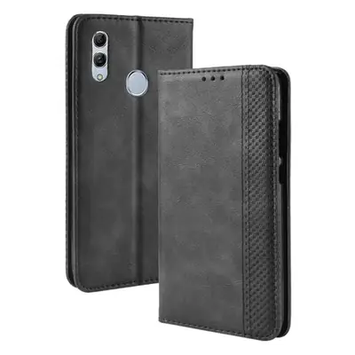 Leather Wallet Case for Huawei P Smart 2019, Brown, Magnetic Cover