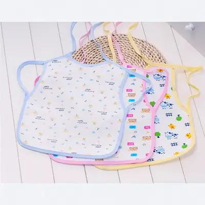 Cotton Waterproof Feeding Bib for Baby