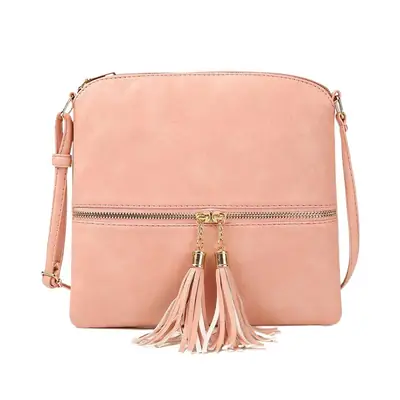 Brown Tassel Crossbody Bag Women's Shoulder Bag