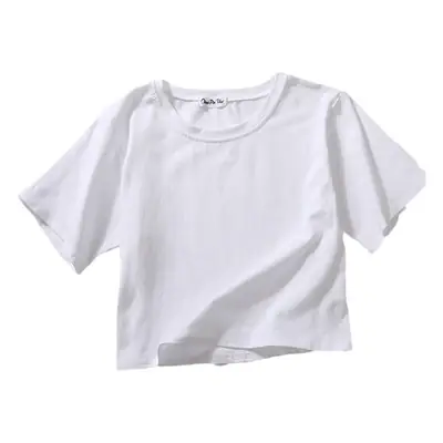 Women Purple Navel T-Shirt Summer Wear