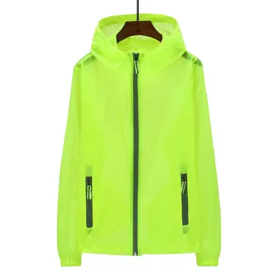 Men's Transparent Reflective Zipper Hoodie