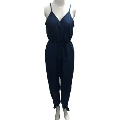 2020 Women Printed Backless Jumpsuit Cotton Summer