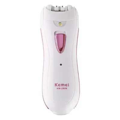 Kemei KM-290R Women's Hair Shaver White Pink