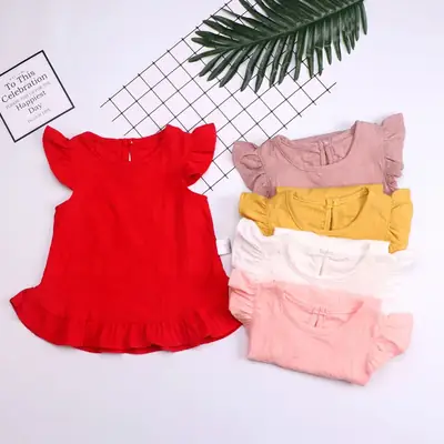 Baby Girl Yellow Cotton Skirt 0-3Yr Summer