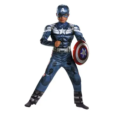 Kids Captain America cosplay Anime Costume Avengers Costume Hero Muscle Costume