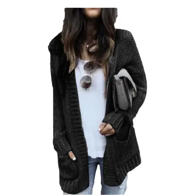 Women Long Sleeve Pink Cardigan Sweater 2025