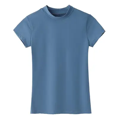 Women Cotton T-Shirt Coral Short Sleeve Summer