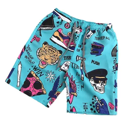 Cross-border Korean Beach Pants for Men Loose Casual Shorts
