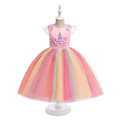 Colorful Unicorn Princess Tutu Skirt for Kids